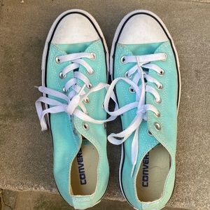 Converse low top teal